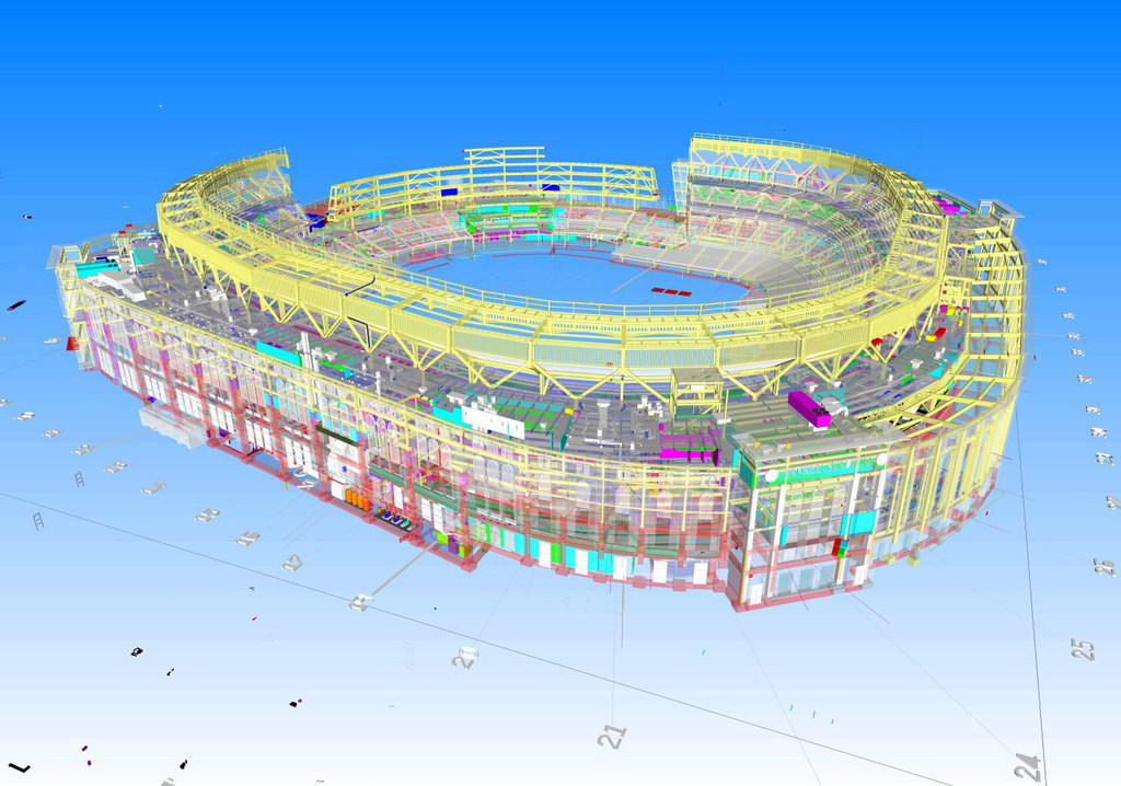 Für Turner gehört das Yankee-Stadion in New York zur ersten Generation von Großprojekten, bei denen die BIM-Technologie (Building Information Modeling) zum Einsatz kam.